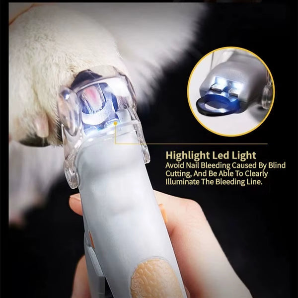 ClawCare Pro™ – LED Pet Nail Clipper with Precision Light